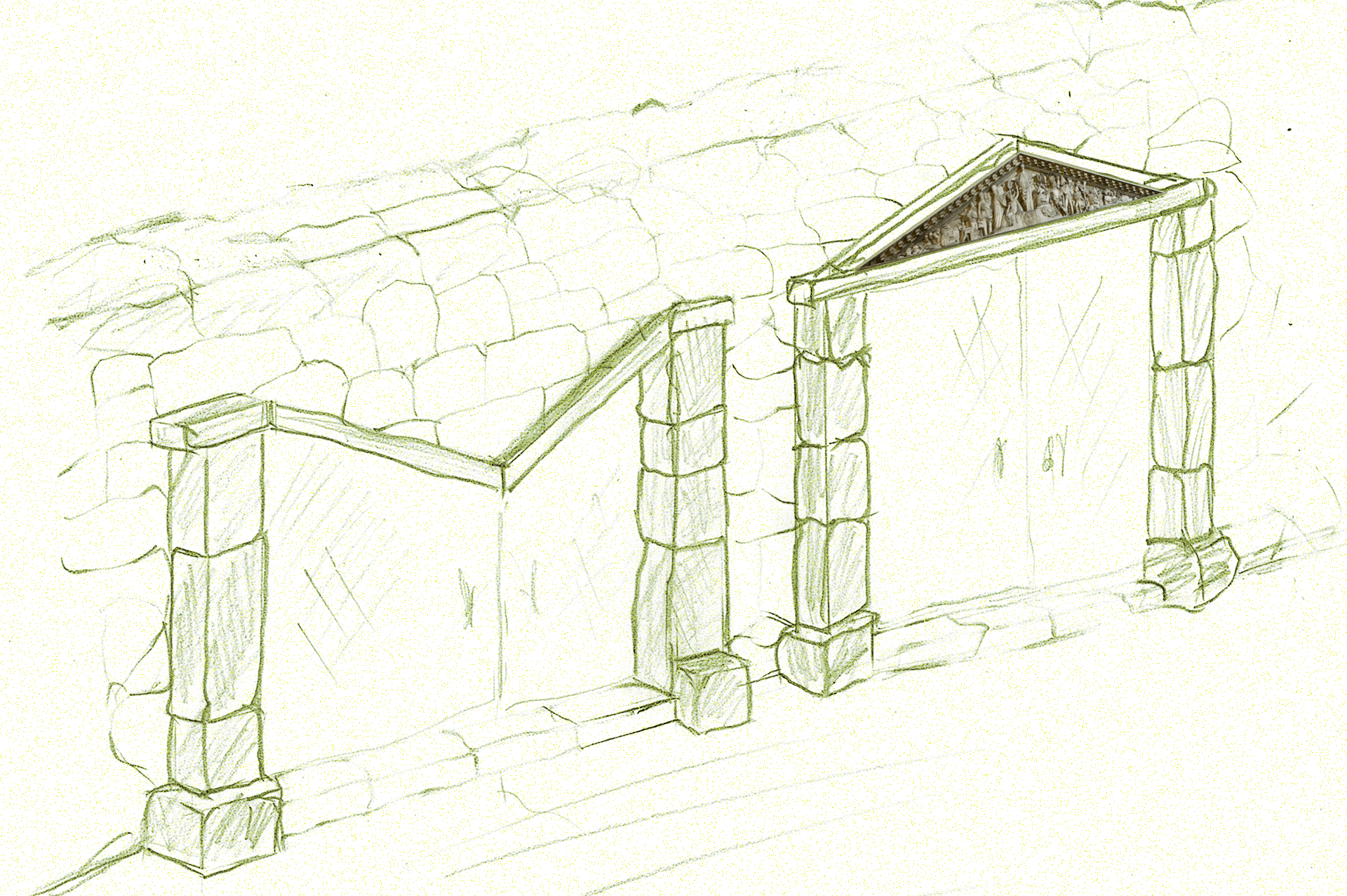 Alınlık Üçgen Pediment